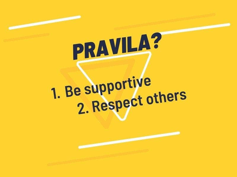 pravila djelovanja na društvenim mrežama - be supportive, respect others