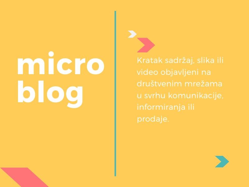 Što je microblogging