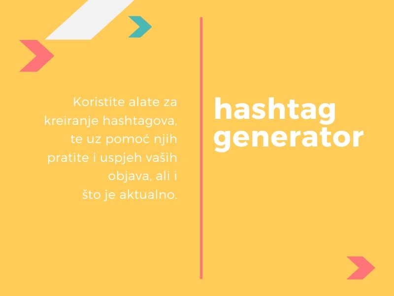 hashtag generator upute za korišenje
